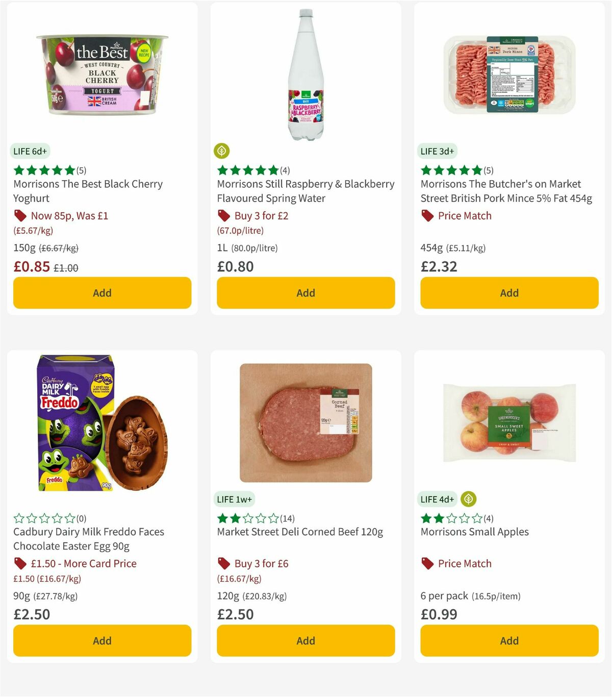 Morrisons Offers from 7 April