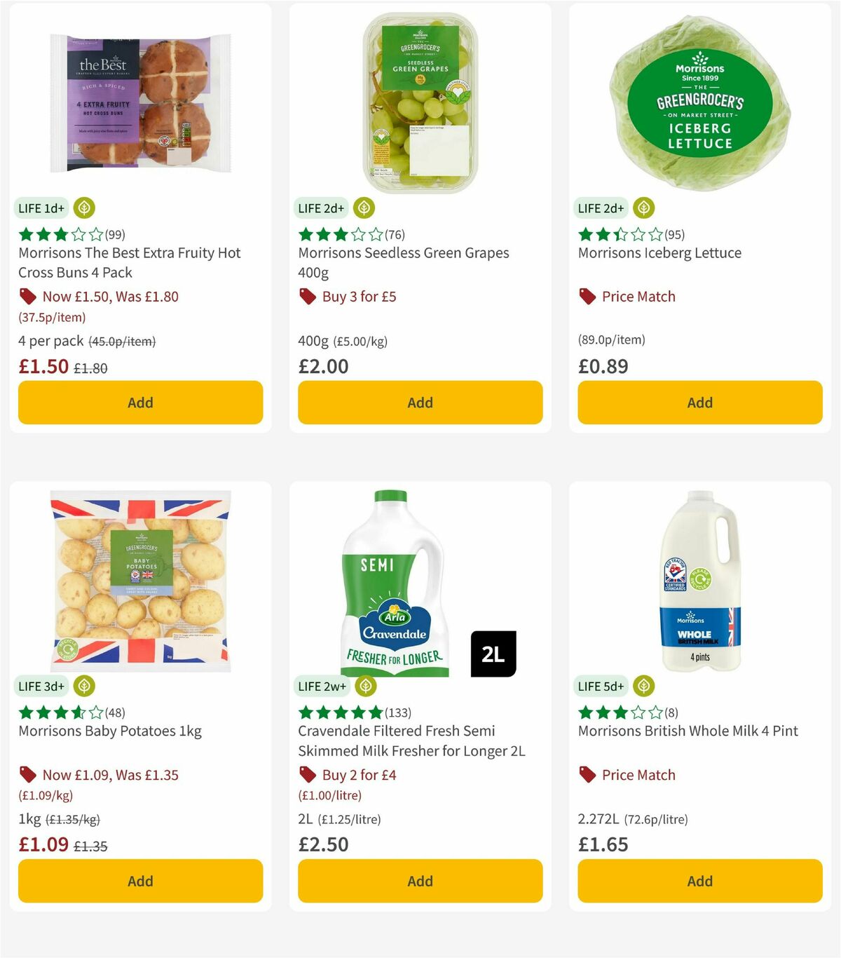 Morrisons Offers from 7 April