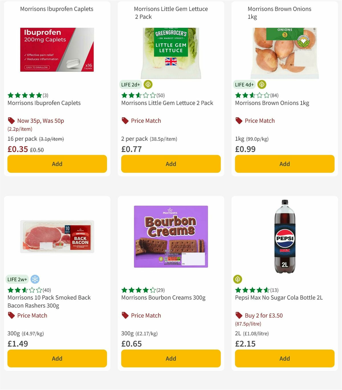 Morrisons Offers from 7 April