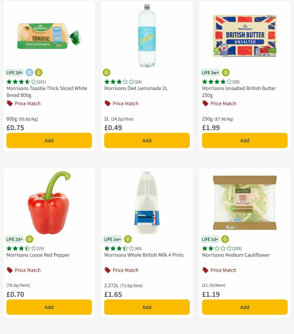 Morrisons Offers from 7 April
