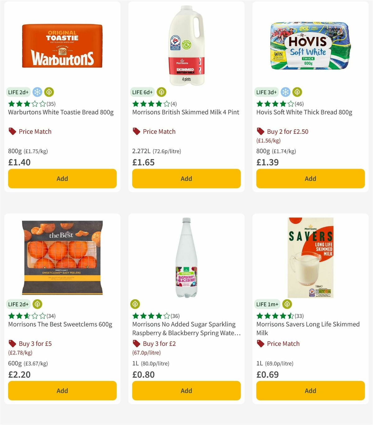 Morrisons Offers from 7 April