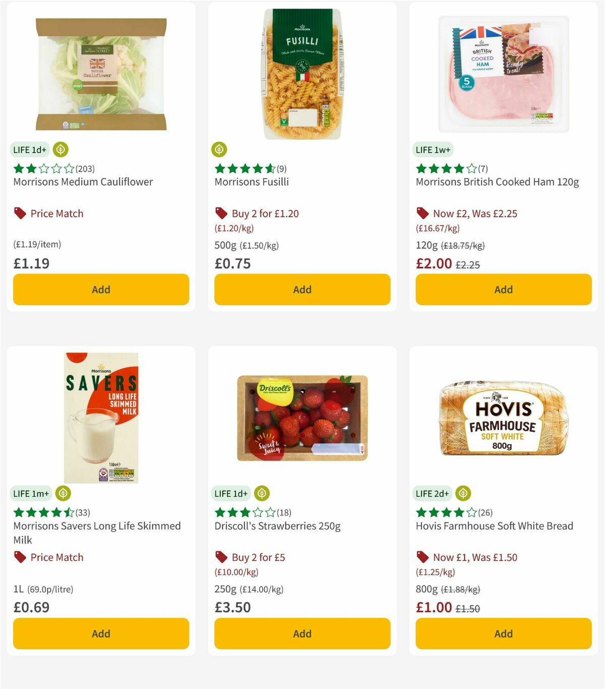 Morrisons Offers from 14 April