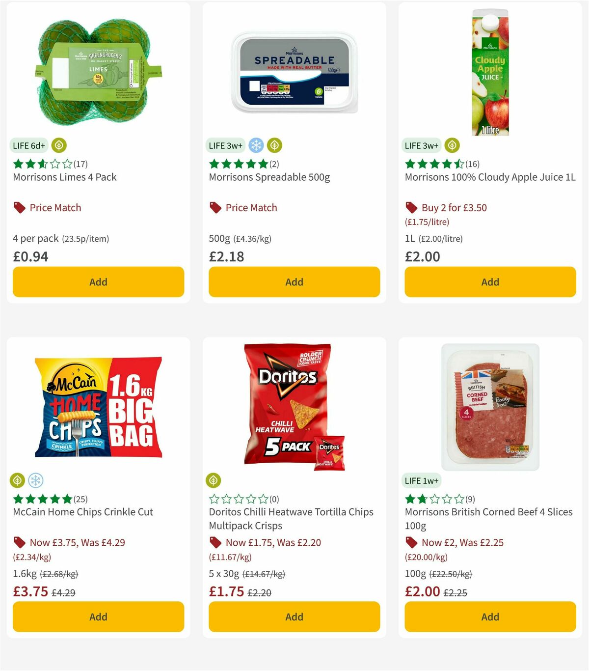 Morrisons Offers from 14 April