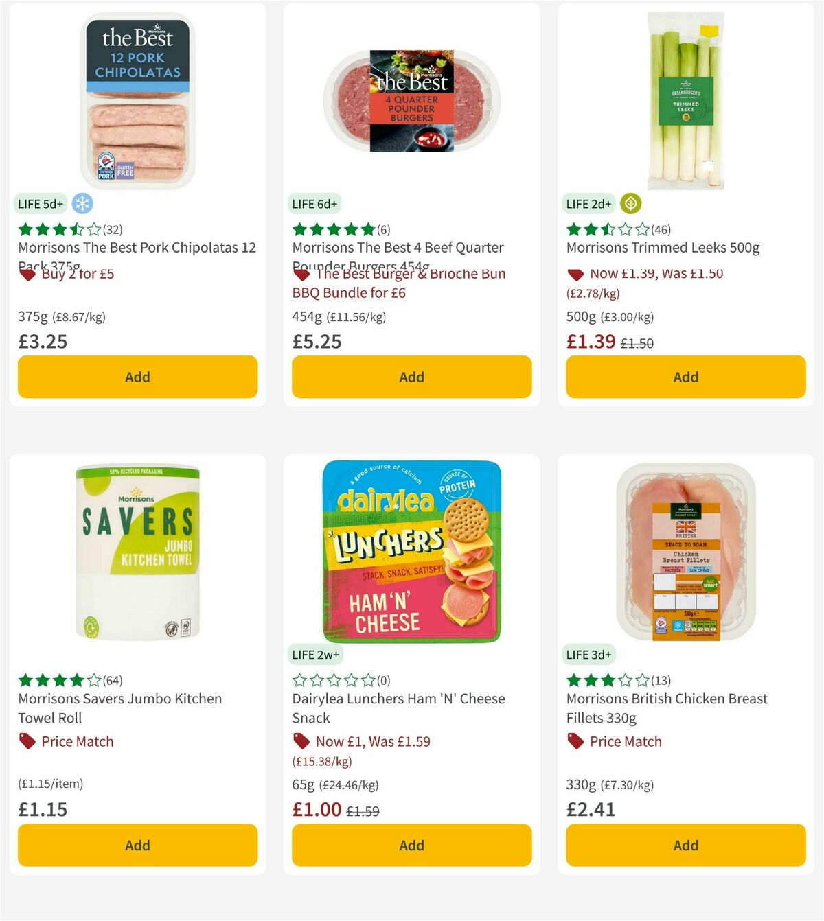 Morrisons Offers from 28 April