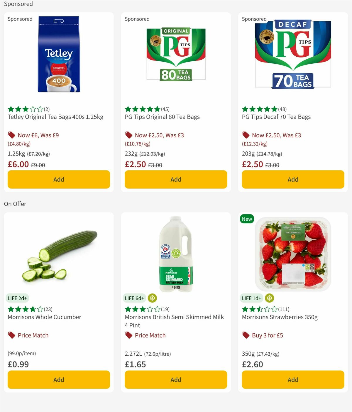 Morrisons Offers from 28 April