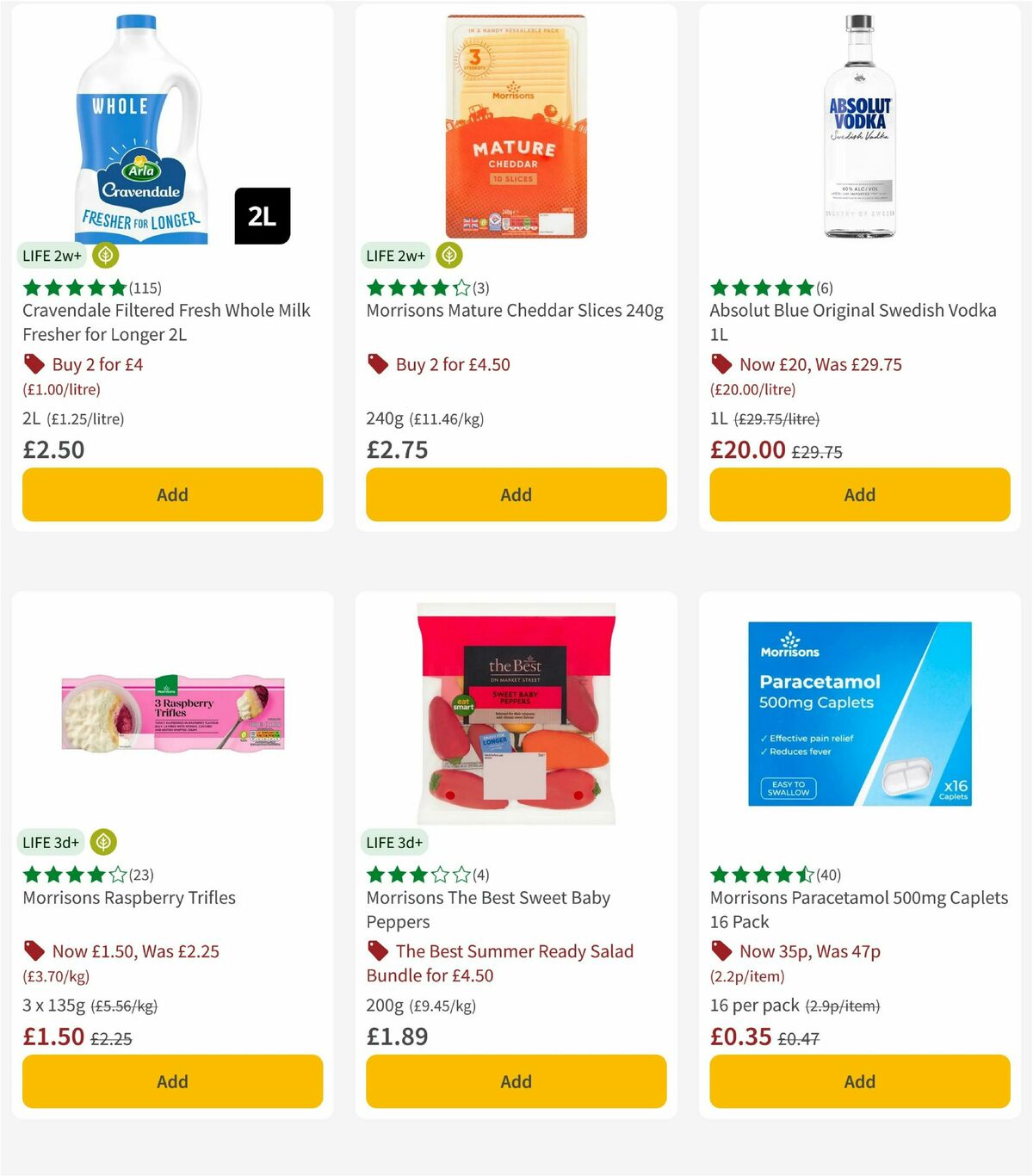 Morrisons Offers from 5 May