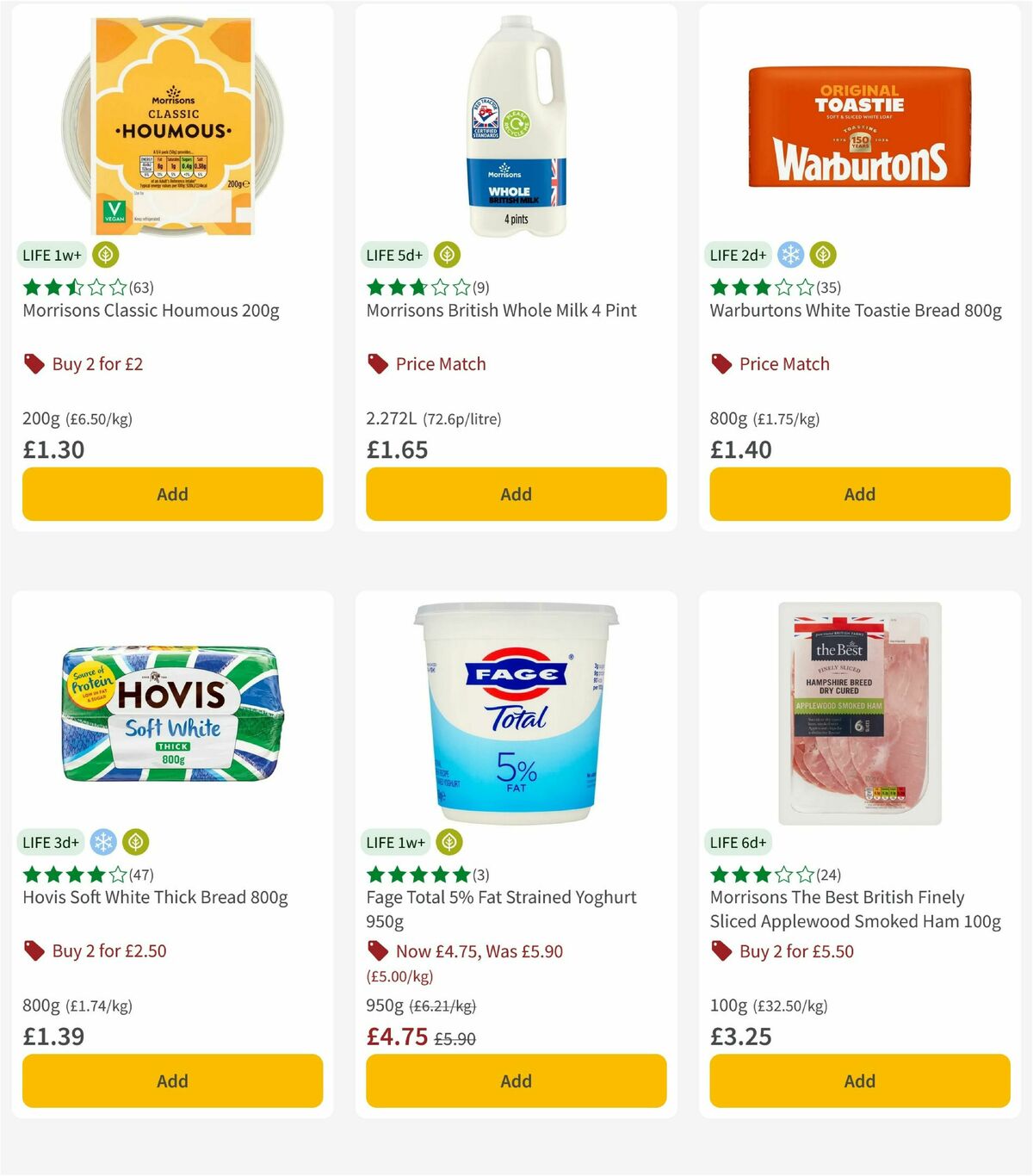 Morrisons Offers from 5 May