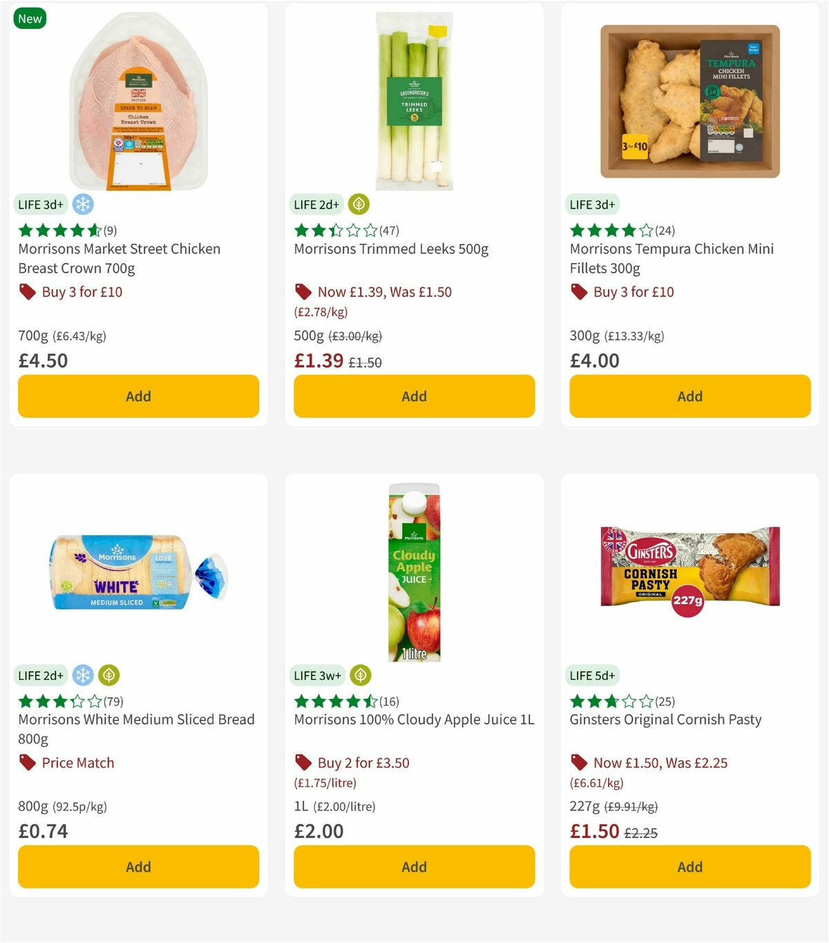 Morrisons Offers from 5 May