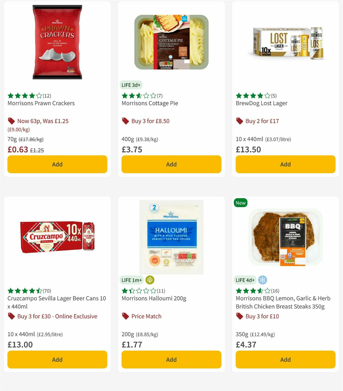 Morrisons Offers from 5 May