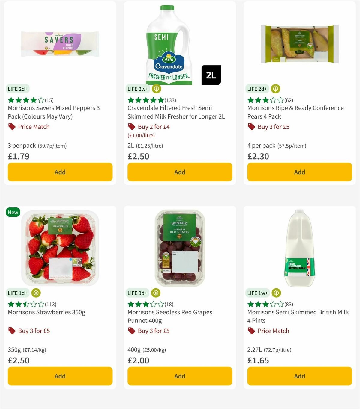 Morrisons Offers from 5 May
