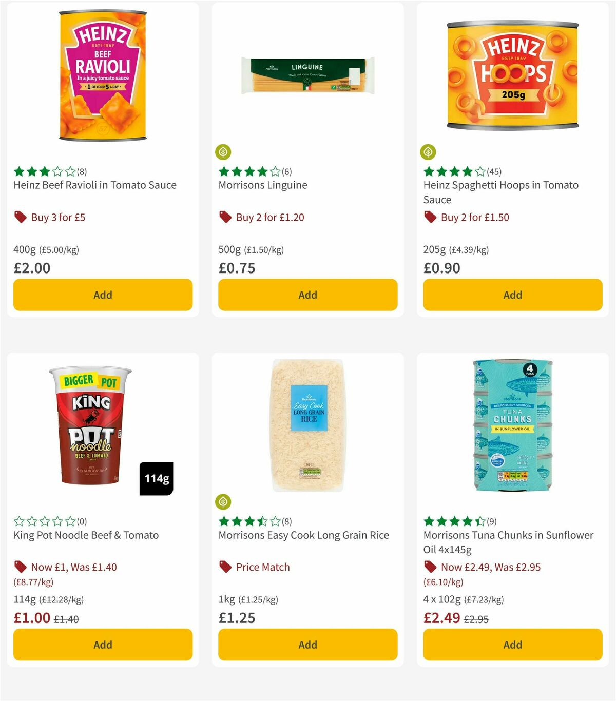 Morrisons Offers from 12 May