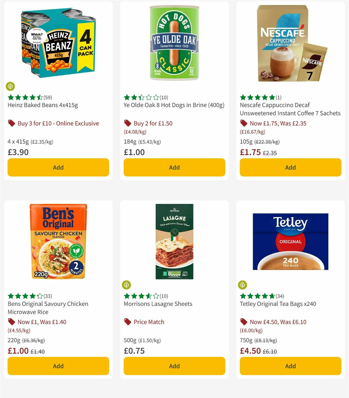 Morrisons Offers from 12 May