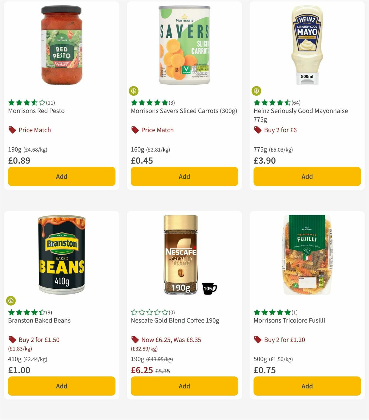 Morrisons Offers from 12 May