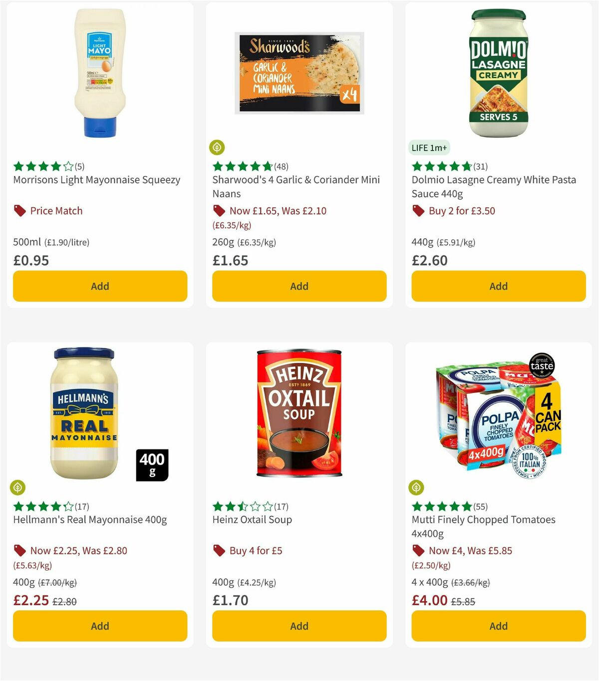 Morrisons Offers from 12 May