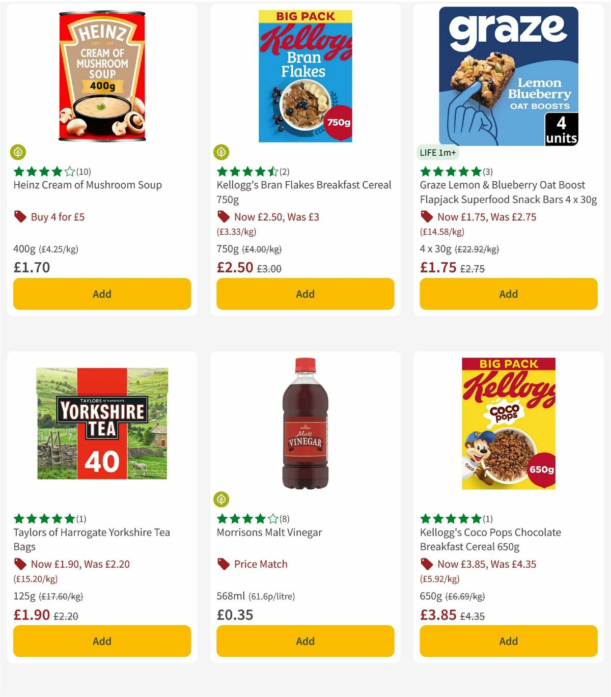 Morrisons Offers from 12 May