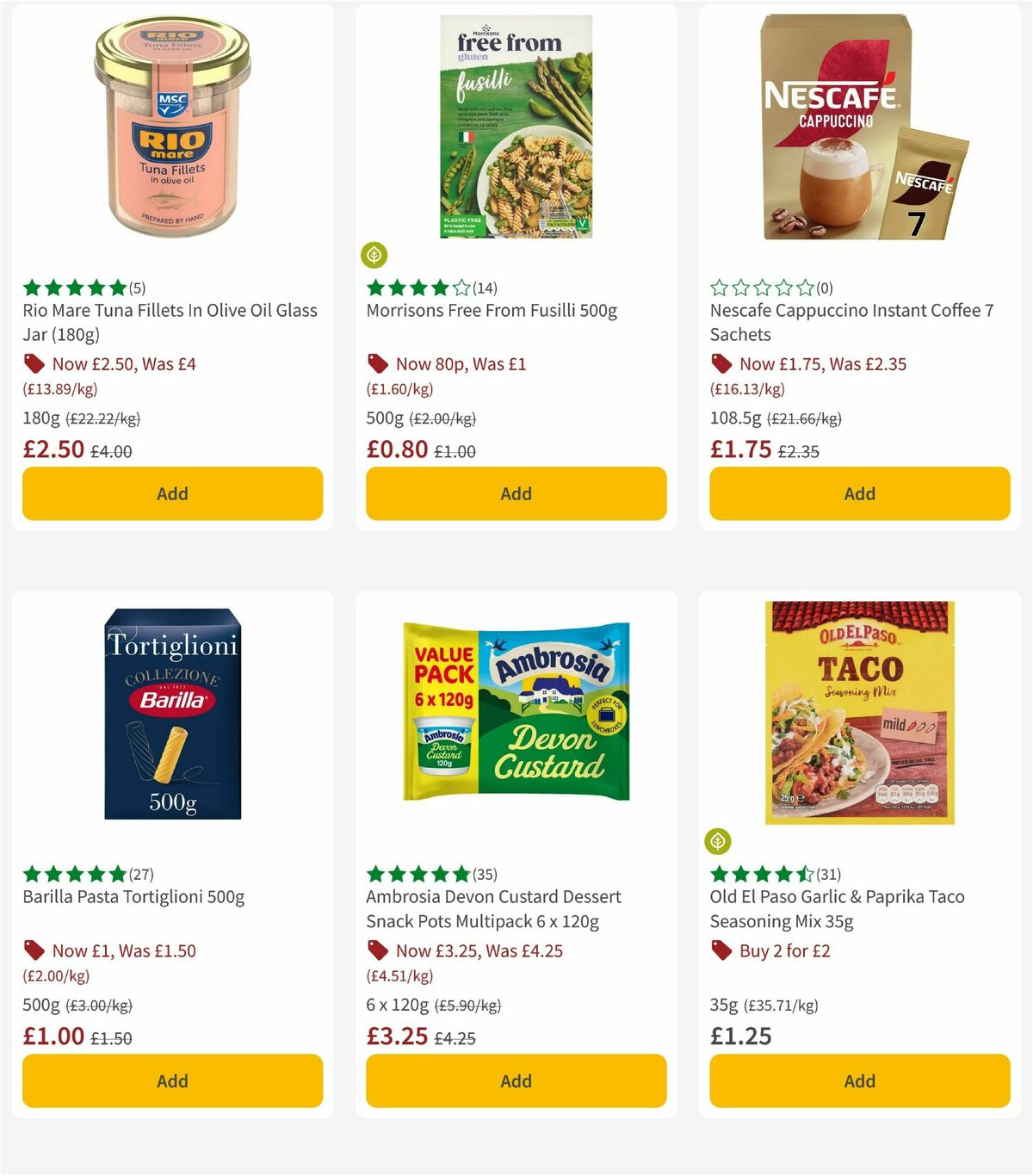 Morrisons Offers from 12 May