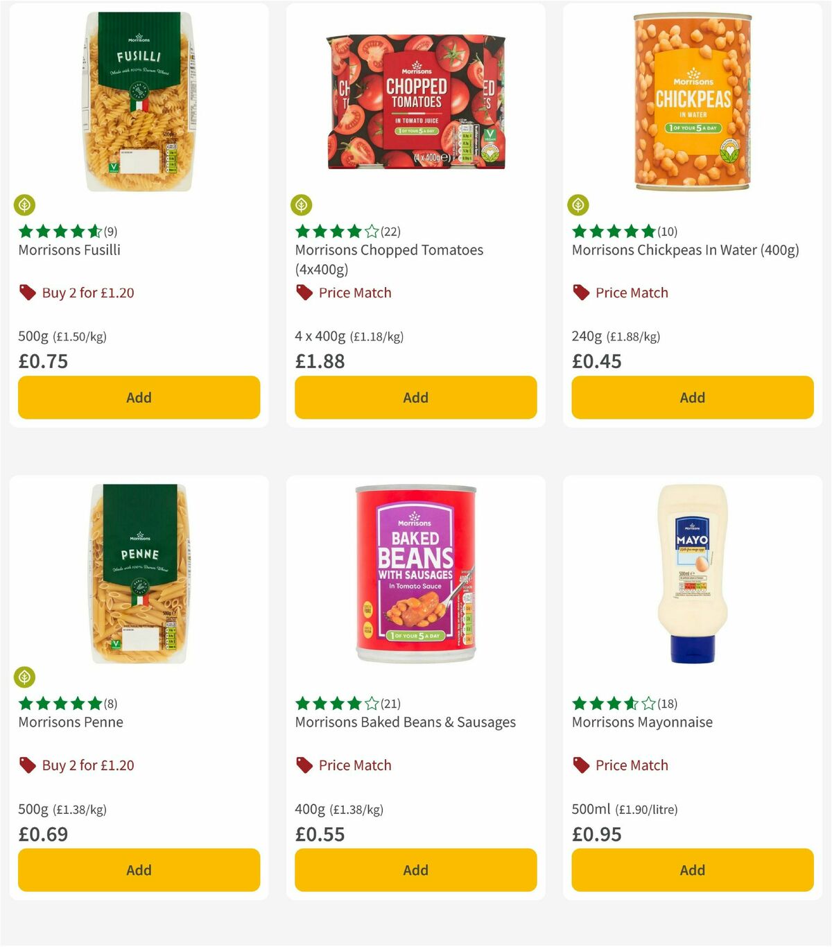 Morrisons Offers from 12 May