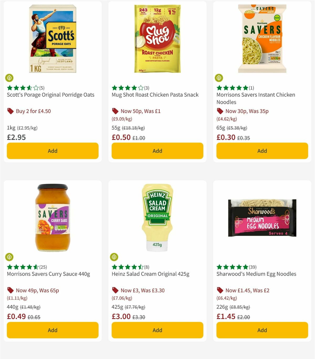 Morrisons Offers from 12 May