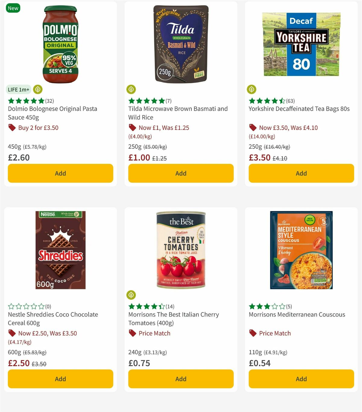 Morrisons Offers from 12 May