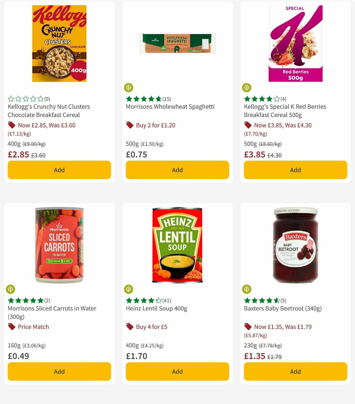 Morrisons Offers from 12 May