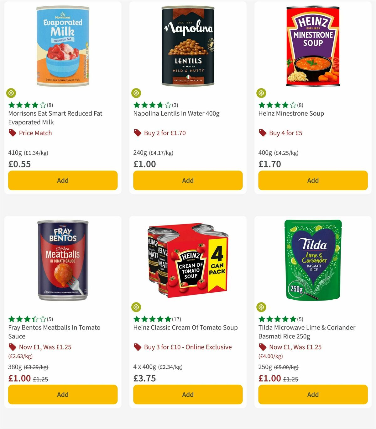 Morrisons Offers from 12 May