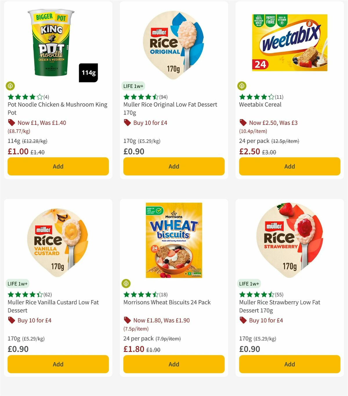 Morrisons Offers from 12 May