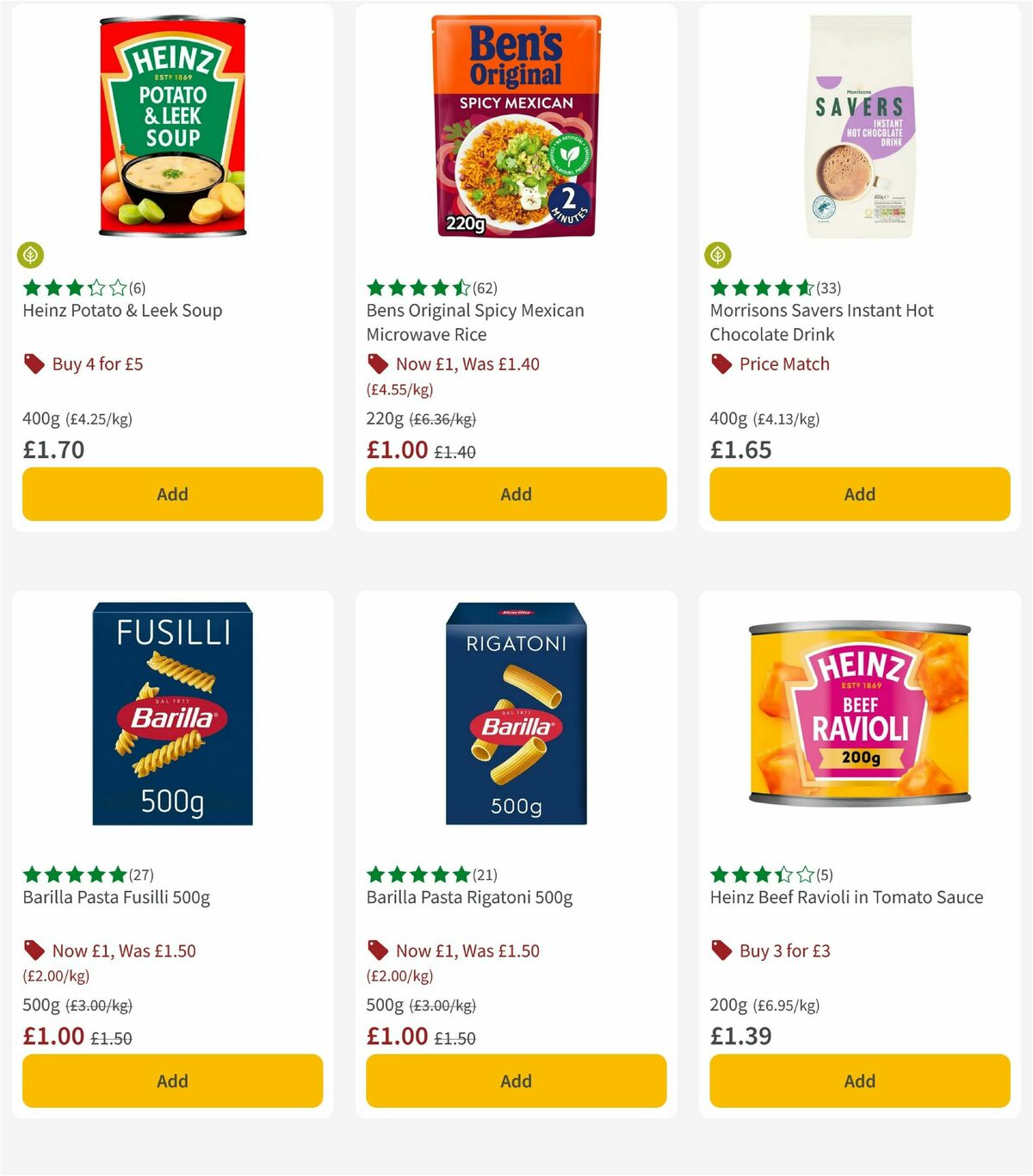 Morrisons Offers from 12 May