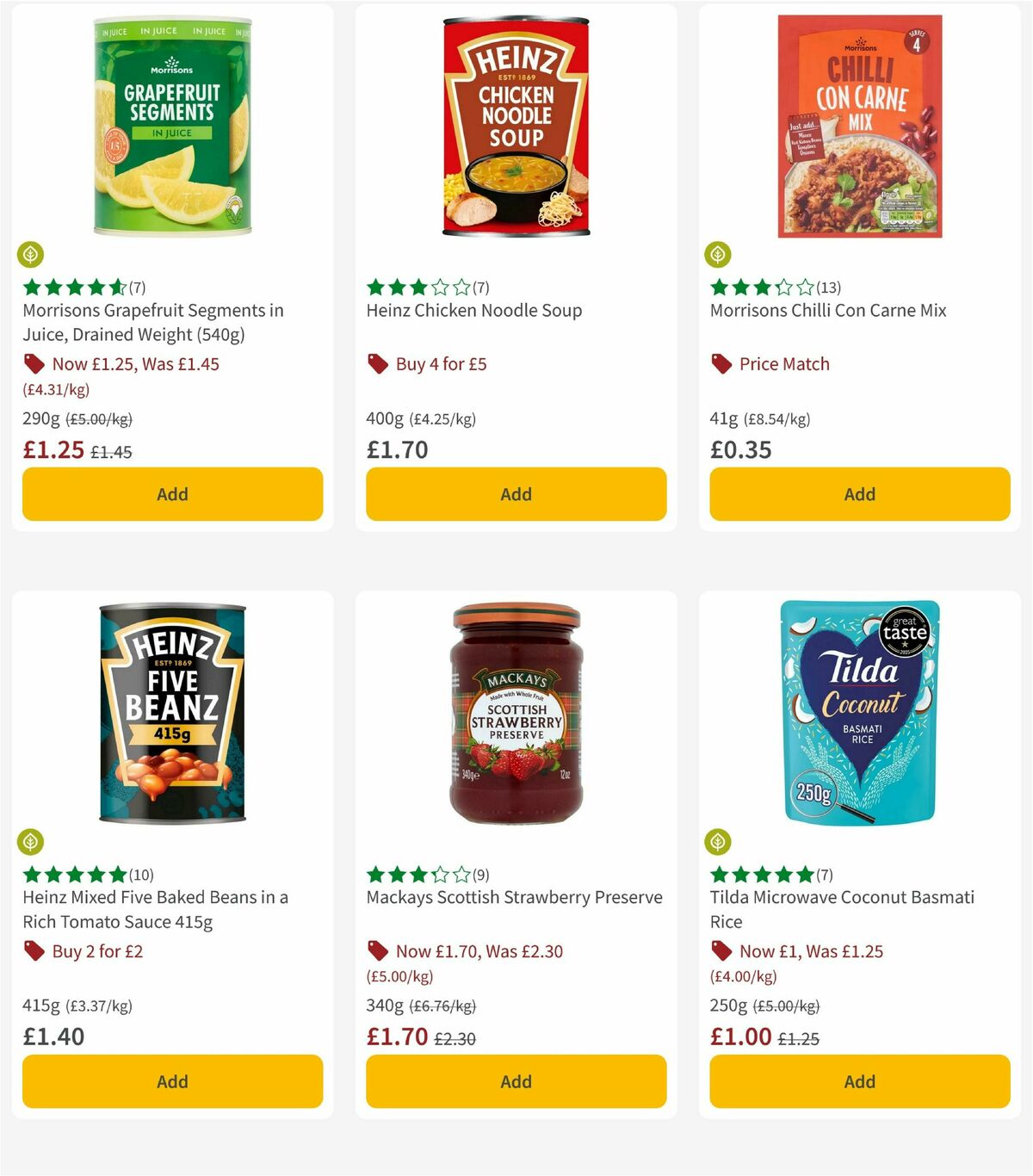 Morrisons Offers from 12 May