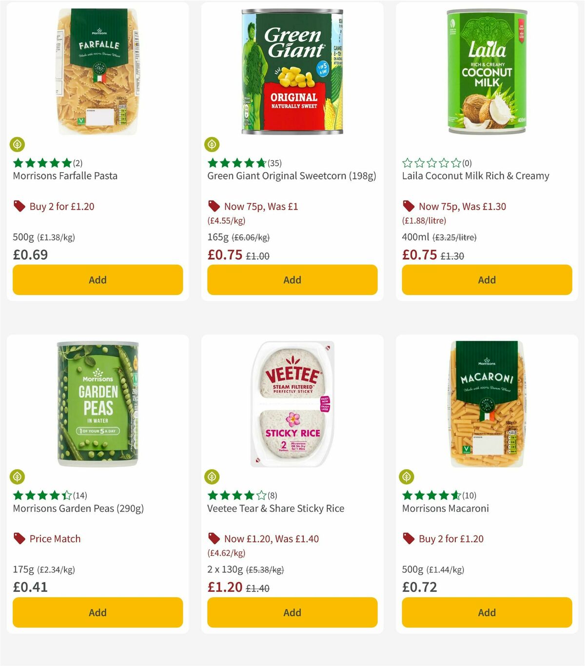 Morrisons Offers from 12 May