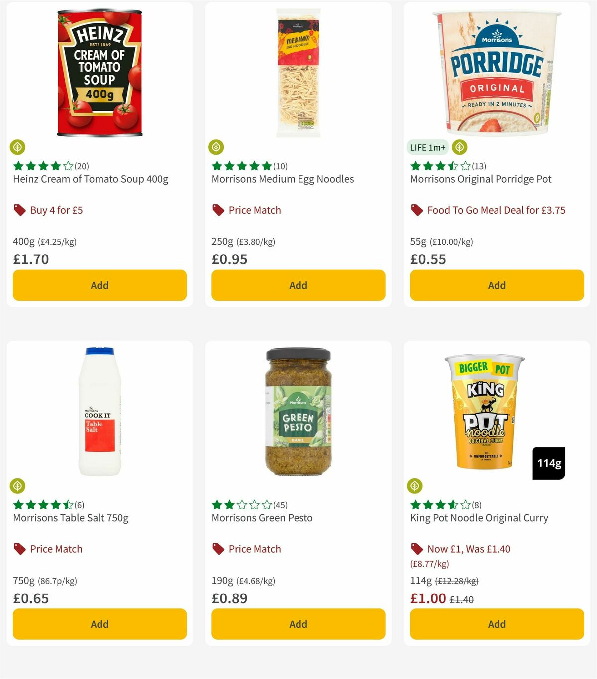 Morrisons Offers from 12 May