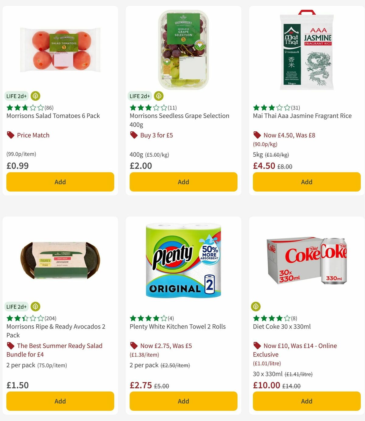 Morrisons Offers from 25 May