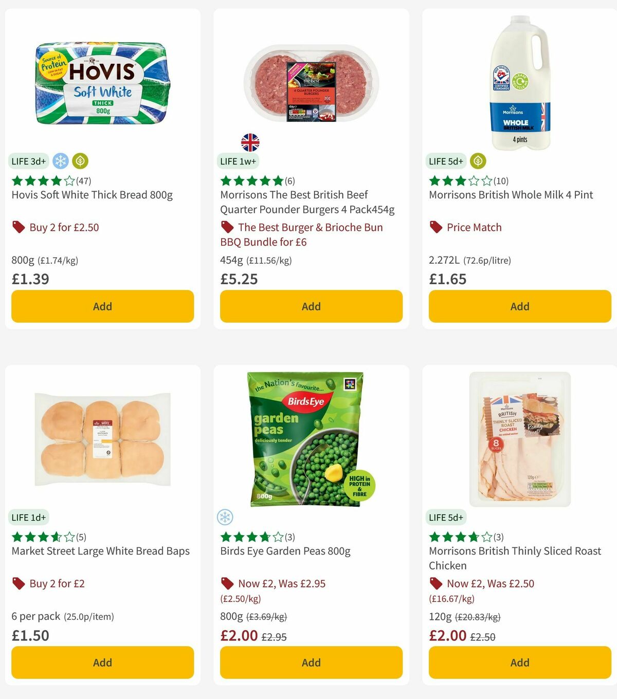 Morrisons Offers from 25 May