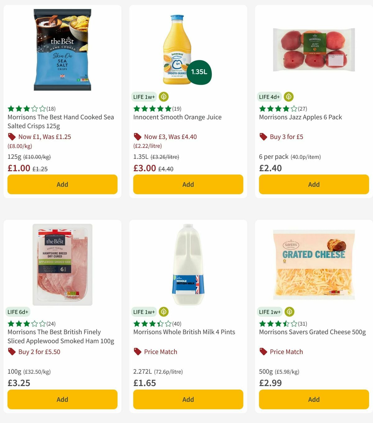 Morrisons Offers from 25 May