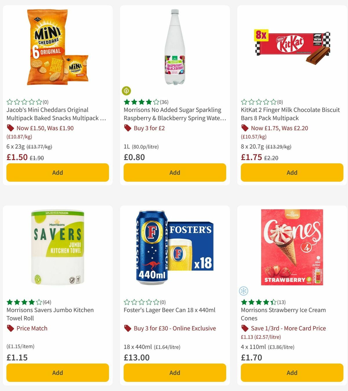 Morrisons Offers from 25 May