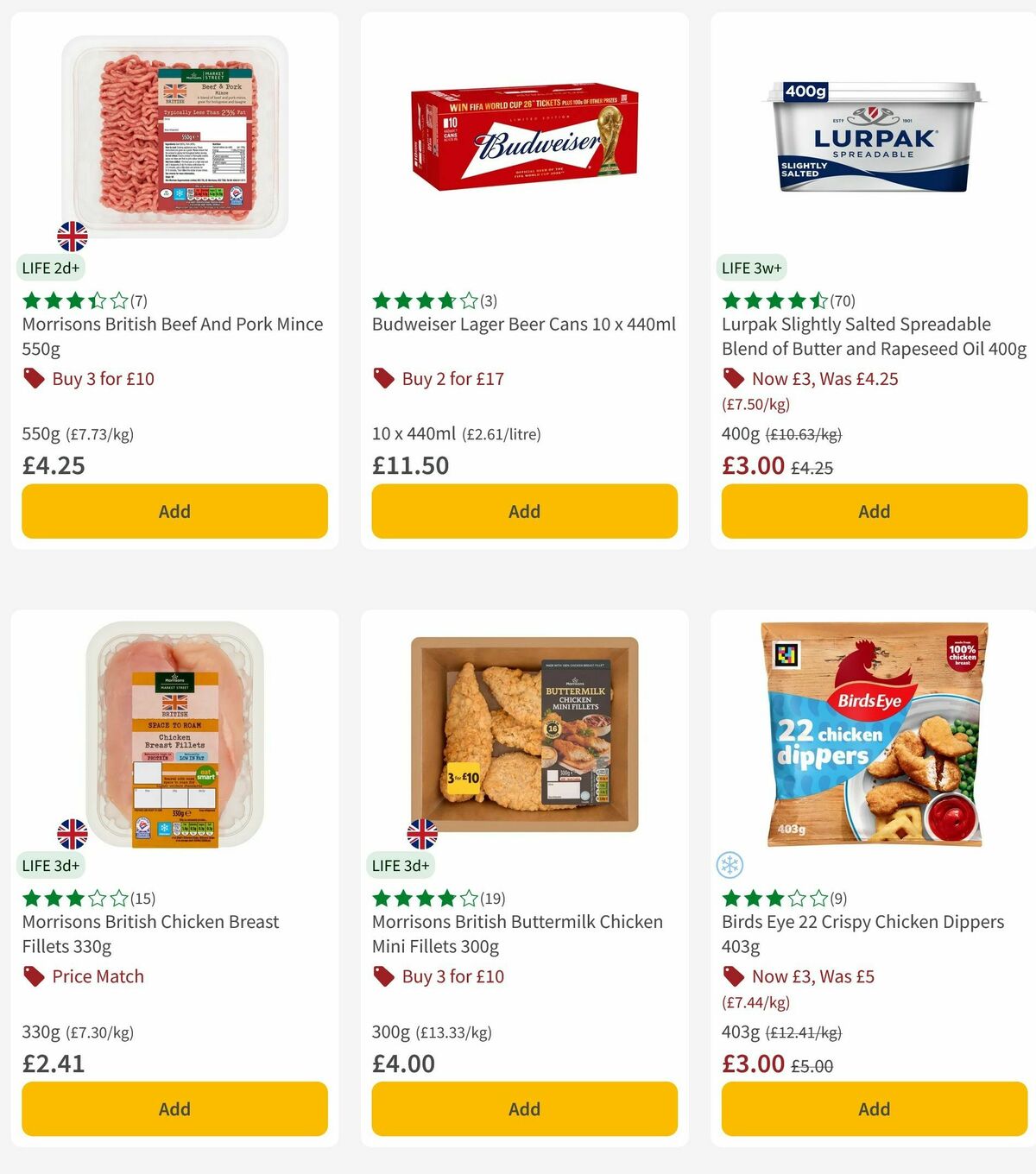 Morrisons Offers from 25 May