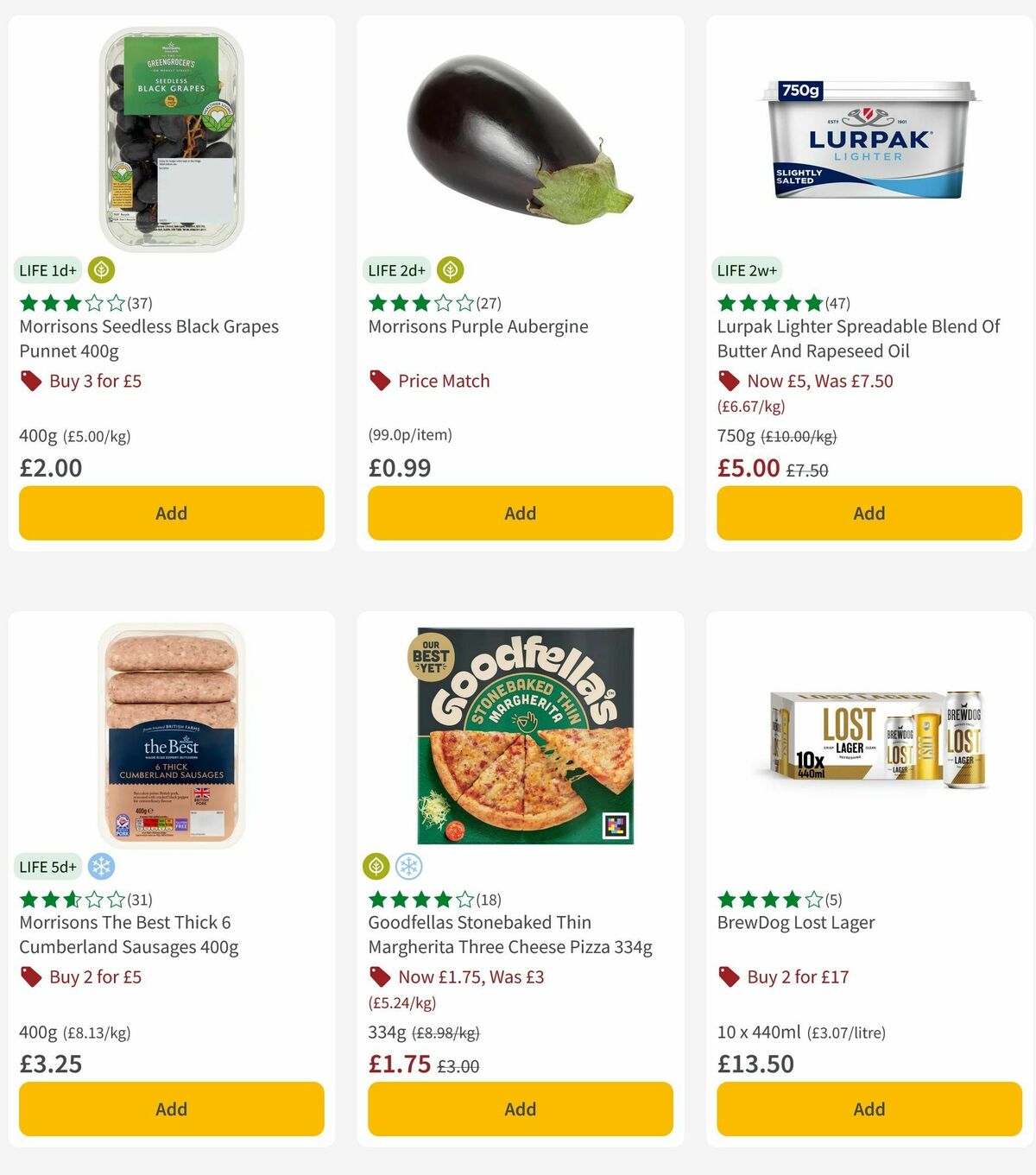 Morrisons Offers from 25 May