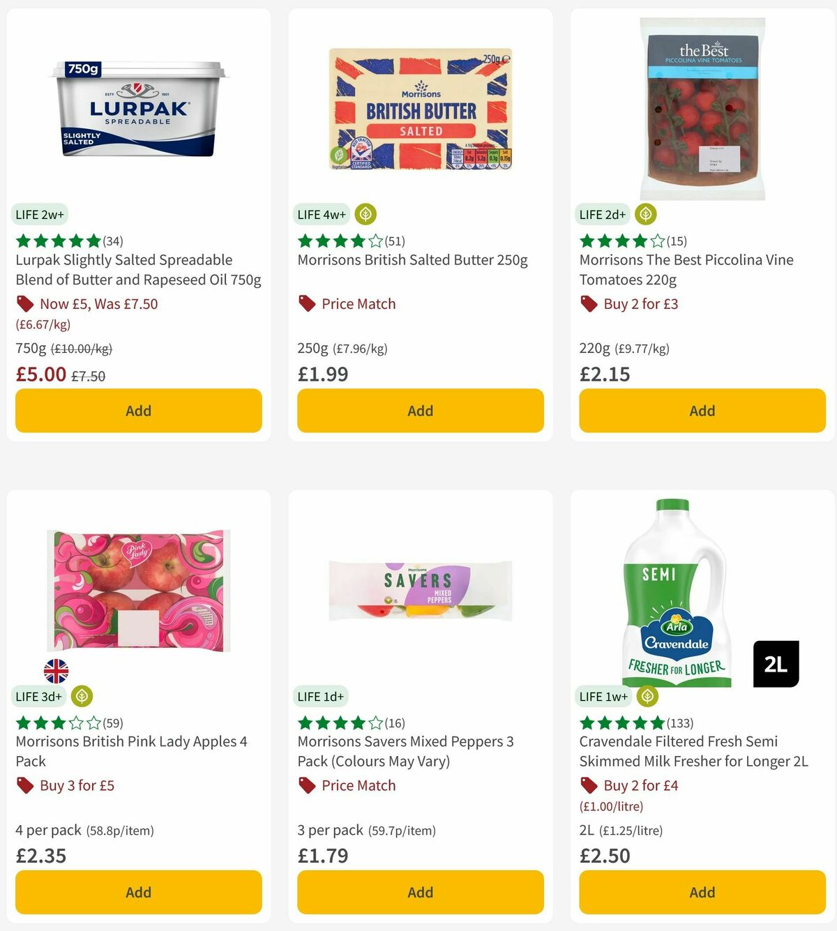 Morrisons Offers from 25 May