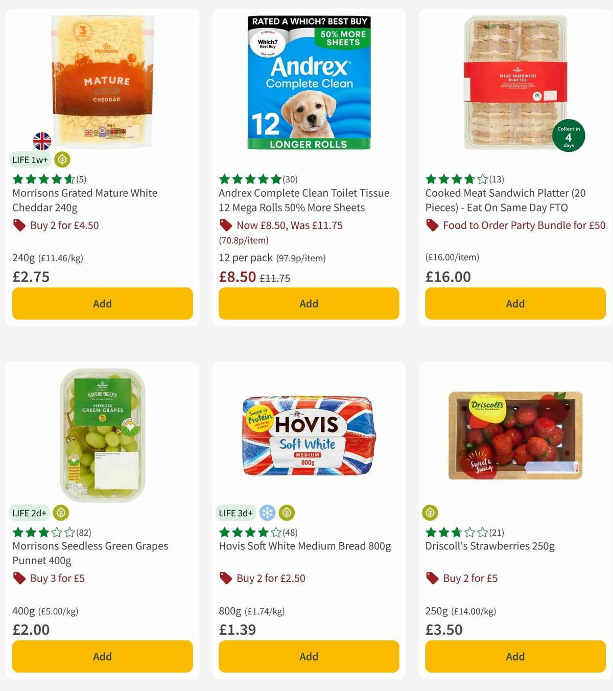 Morrisons Offers from 25 May