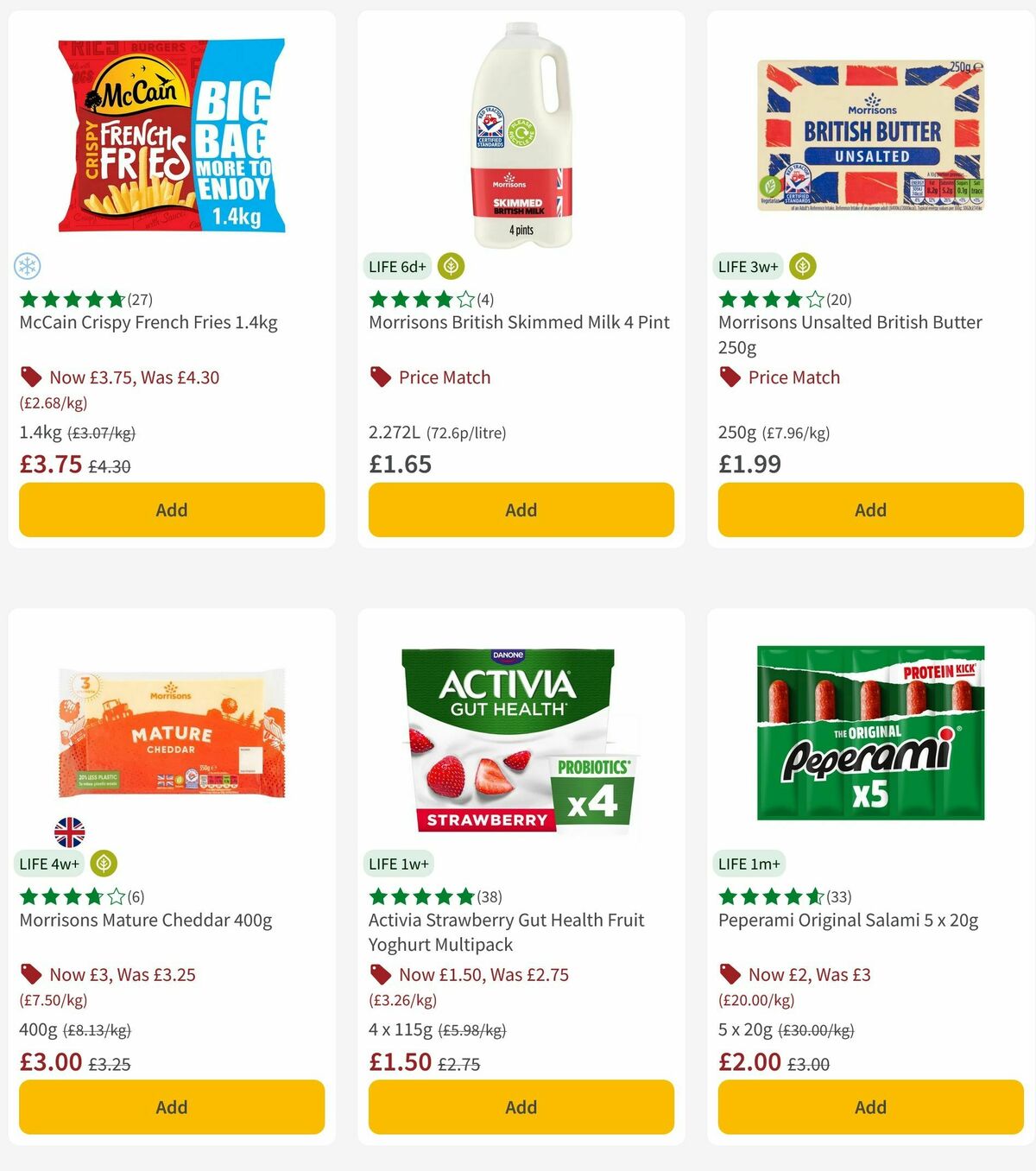 Morrisons Offers from 25 May