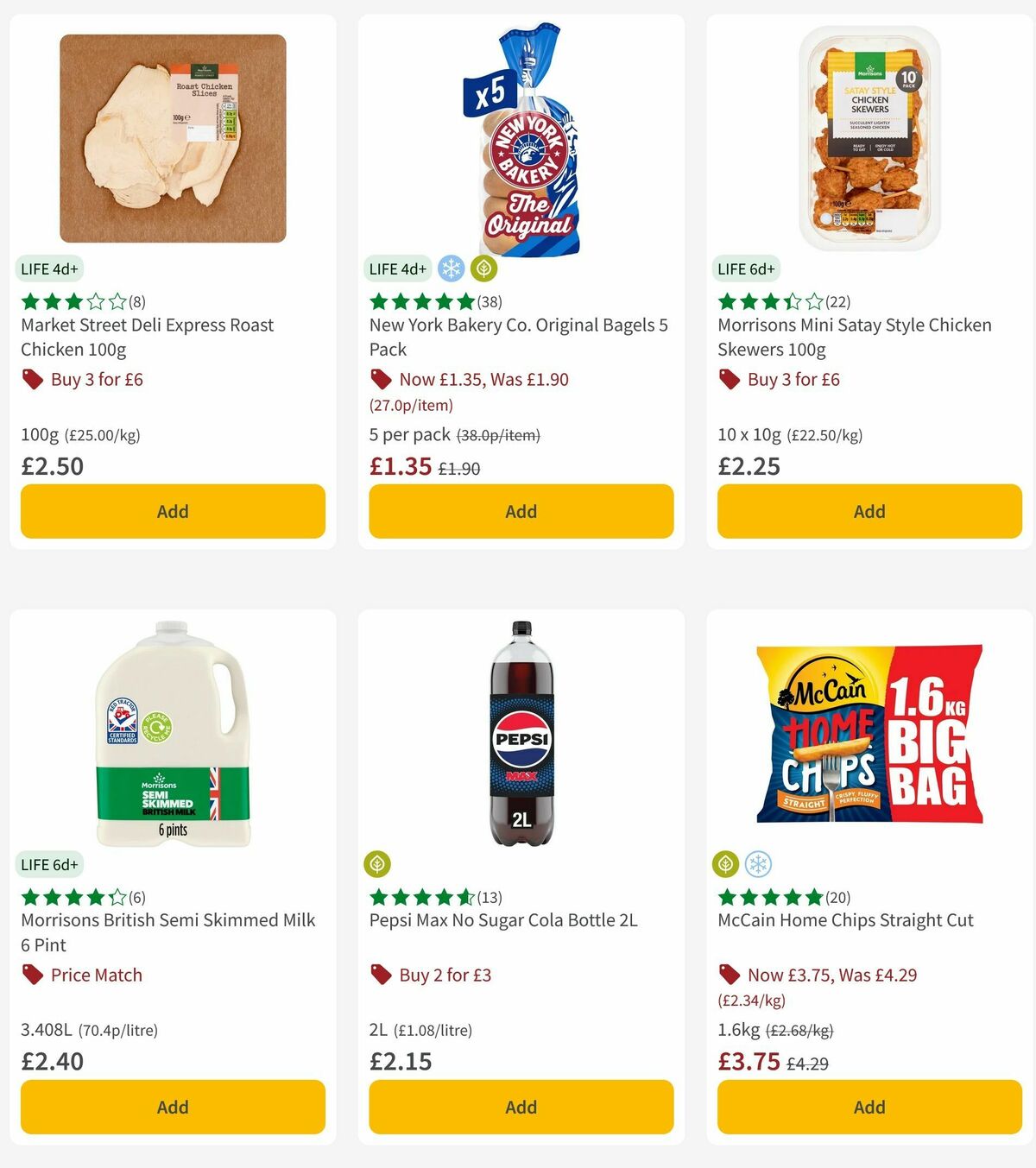 Morrisons Offers from 25 May