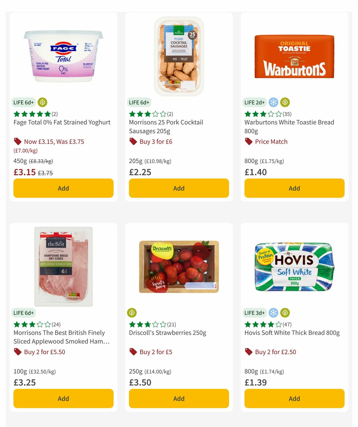 Morrisons Offers from 1 June