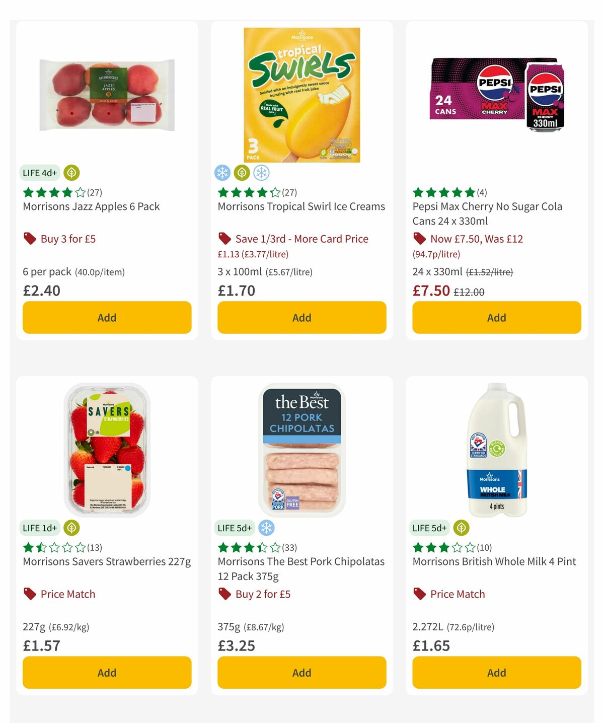Morrisons Offers from 1 June