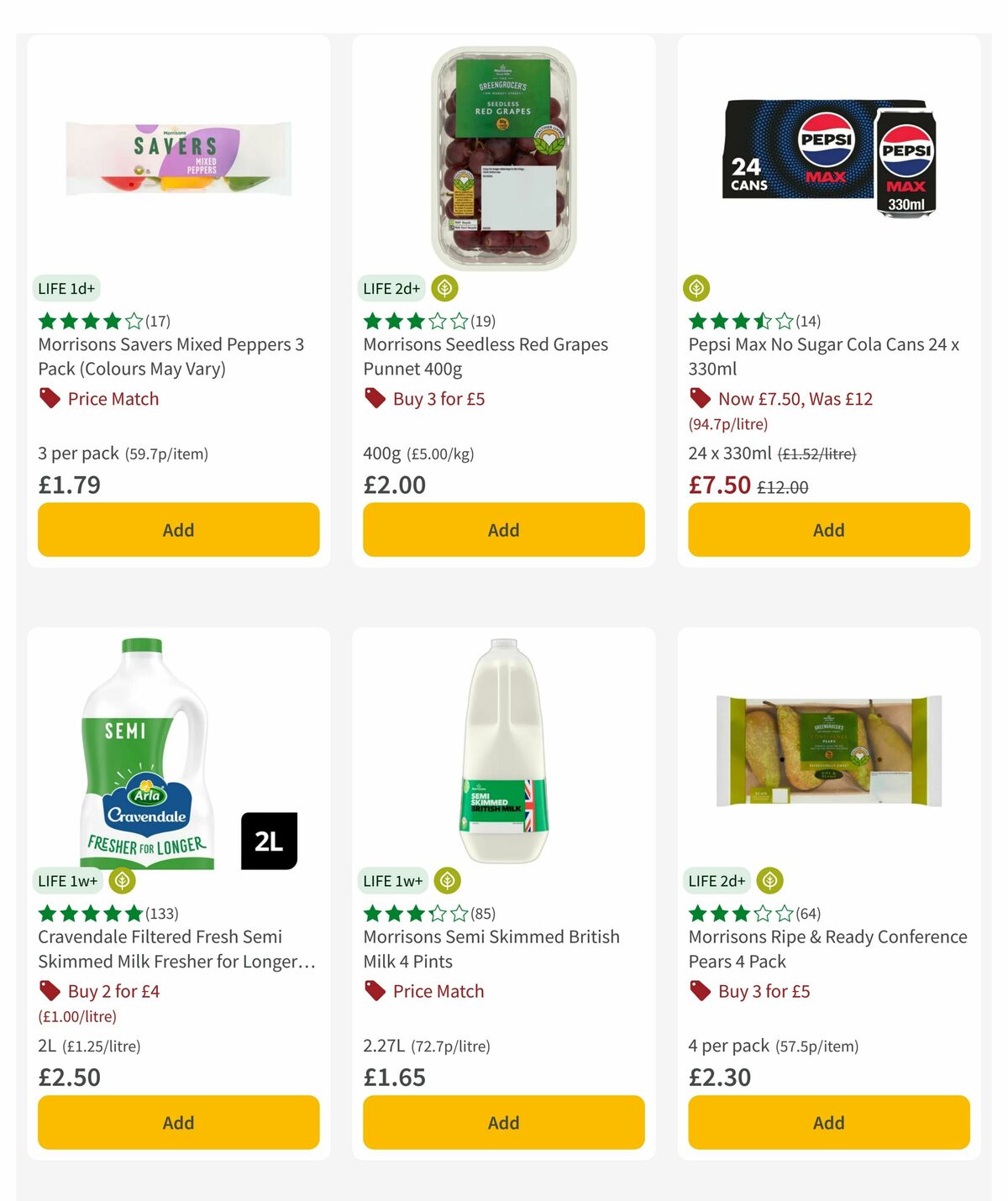 Morrisons Offers from 1 June