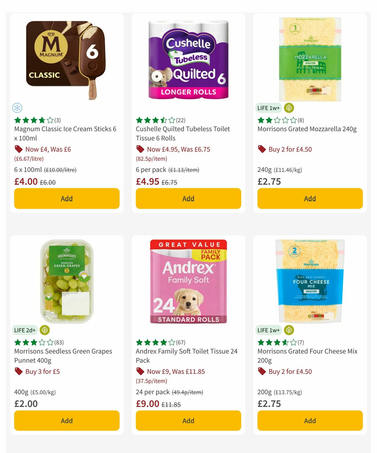 Morrisons Offers from 1 June
