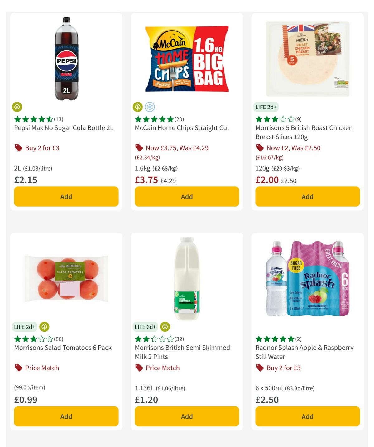 Morrisons Offers from 1 June