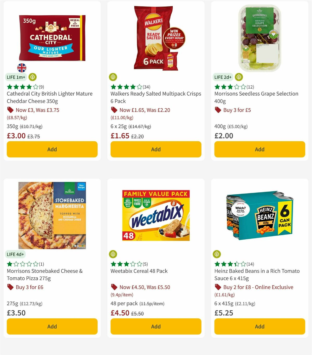 Morrisons Offers from 9 June