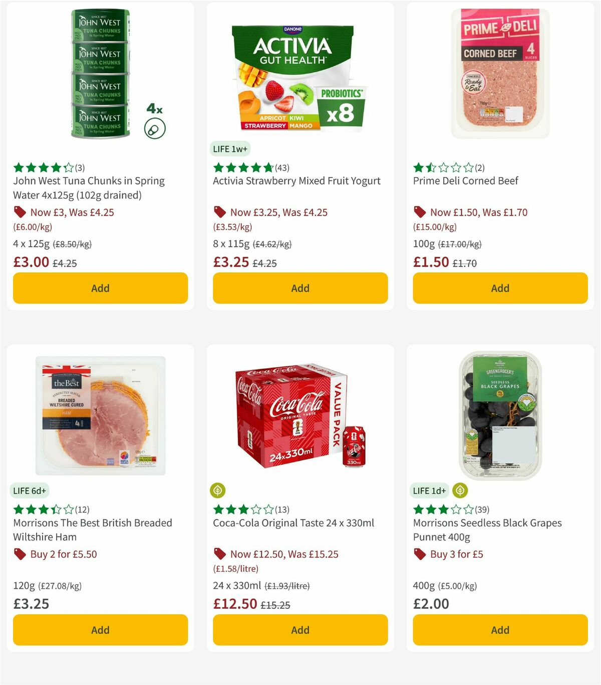 Morrisons Offers from 9 June