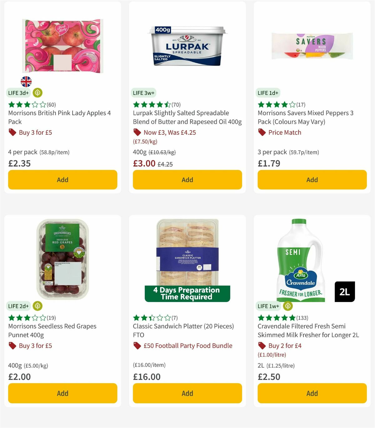 Morrisons Offers from 9 June