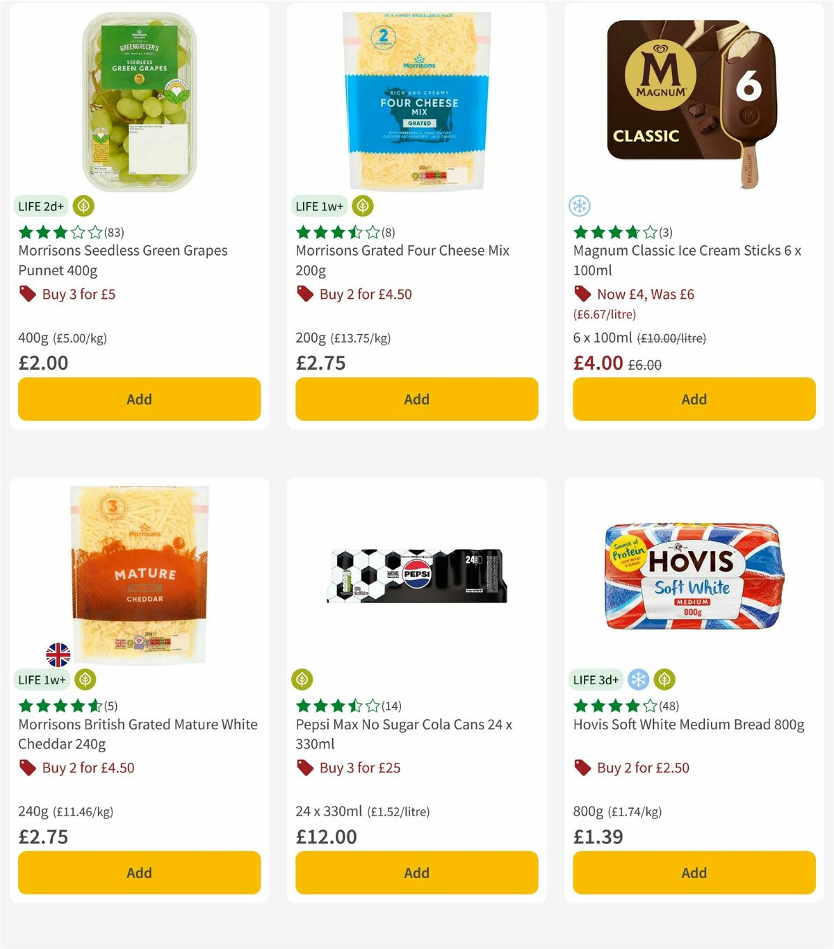Morrisons Offers from 9 June