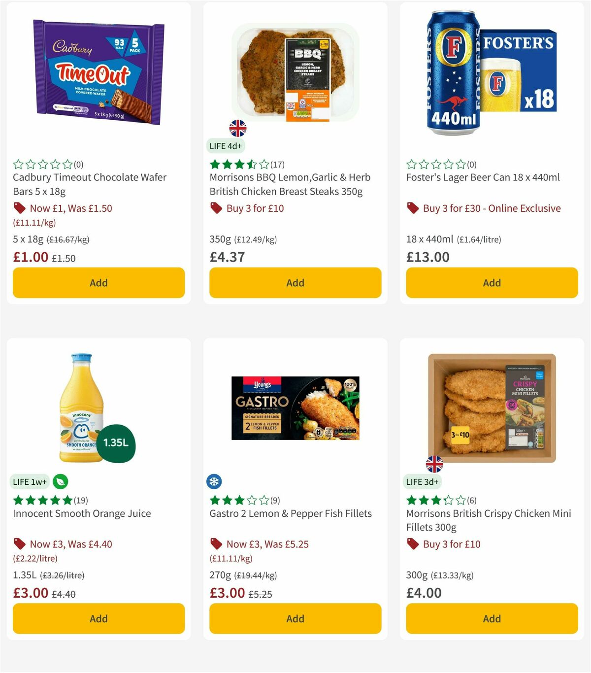 Morrisons Offers from 23 June